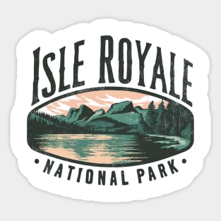 Isle Royale National Park Michigan Sticker